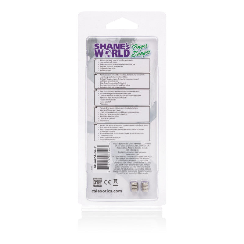 Shane's World Finger er - Purple