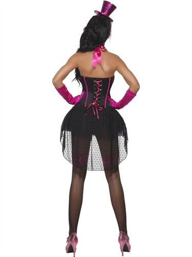 Fever Bow Burlesque Costume - Extra Small