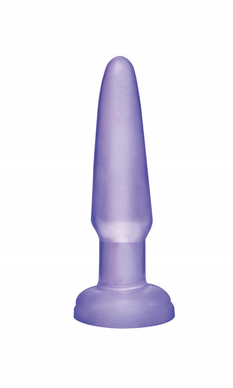 Basix 3.5in Beginners Butt Plug Purple