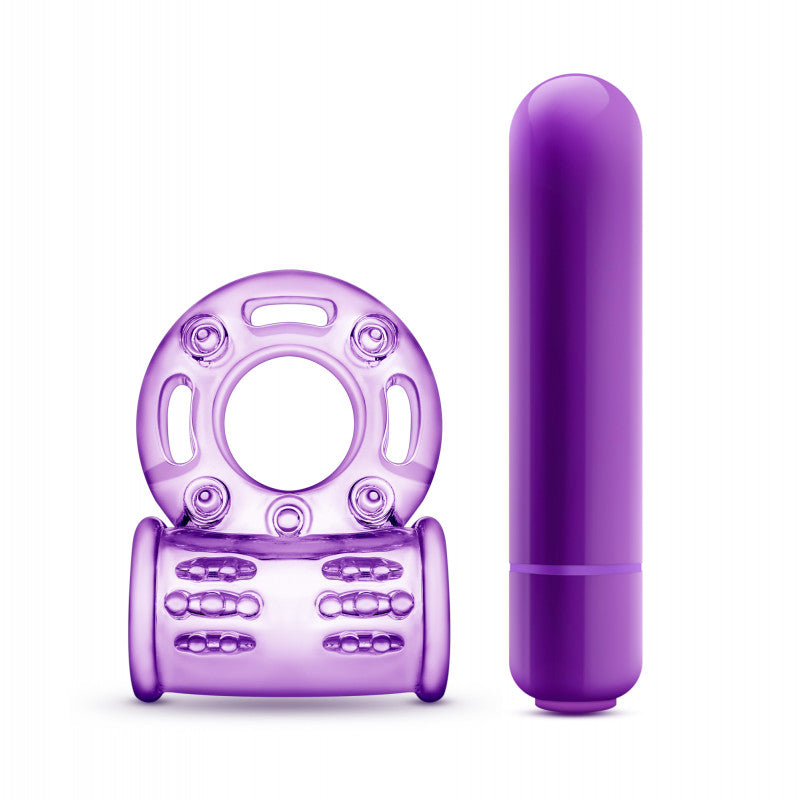 Play With Me - Vibrating Lovers Ring - Purple