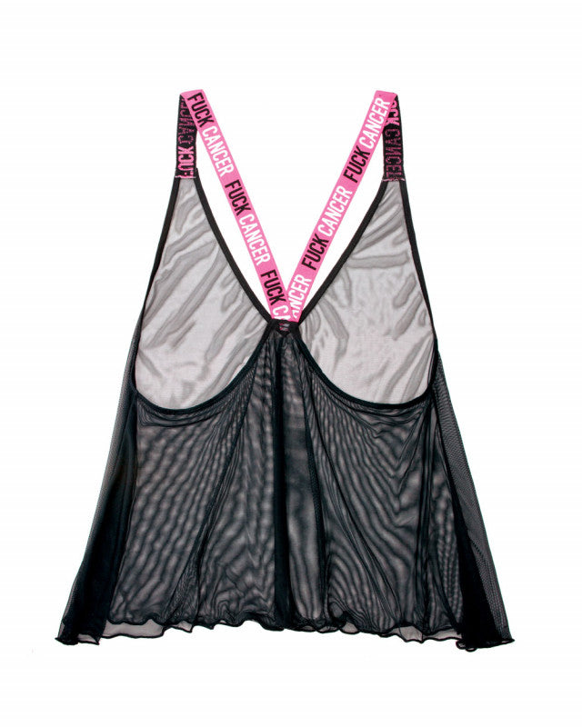 F Cancer Tank Top - Black - S/m