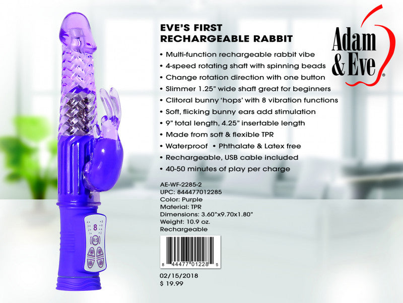 Eve's First Rechargeable Rabbit