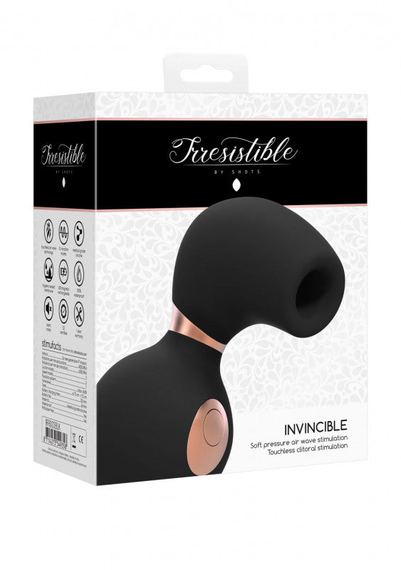 Invincible Clitoral Stimulator - Black