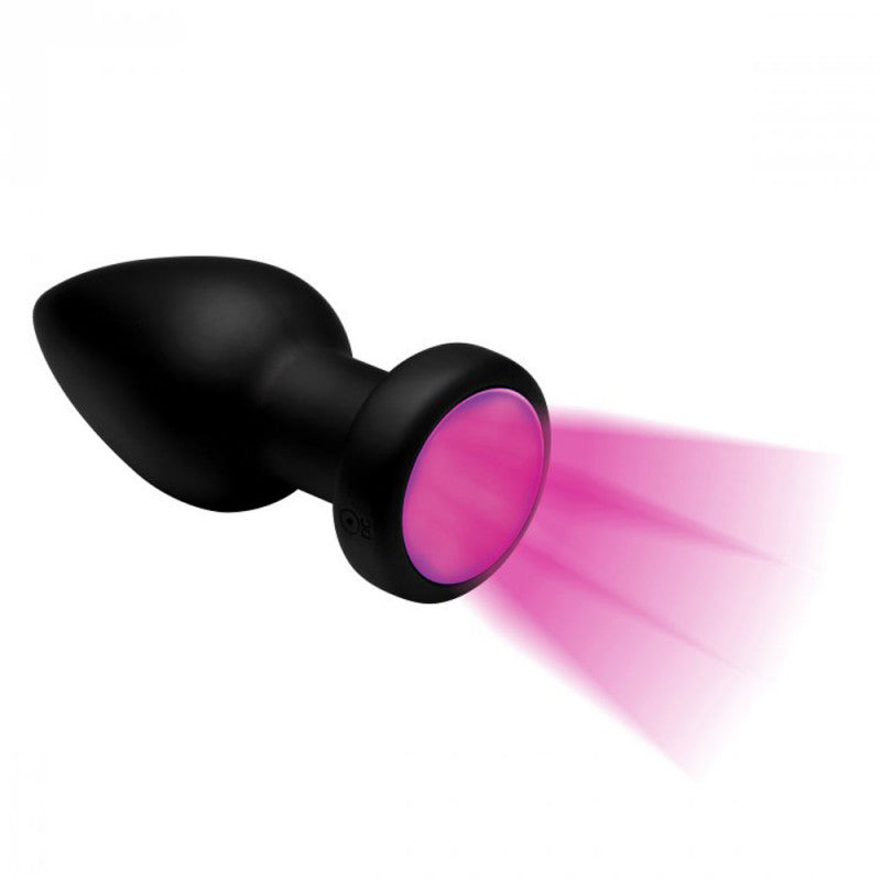 7x Light Up Rechargeable Anal Plug - Large