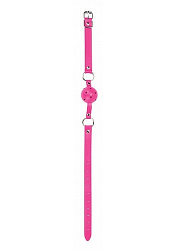Ball  With Leather Straps - Pink