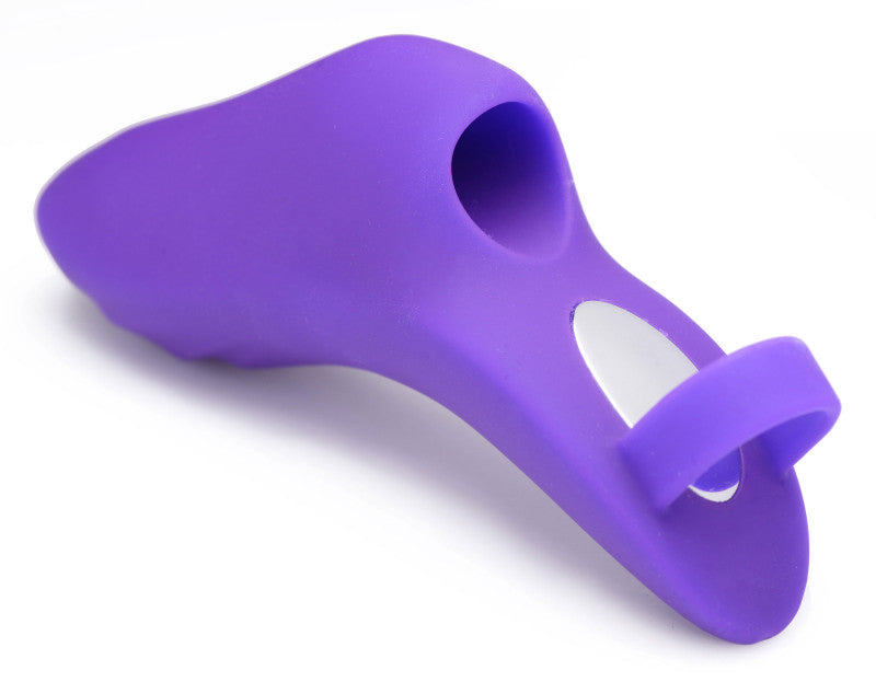 7x Finger  Pro Silicone Vibrator - Purple