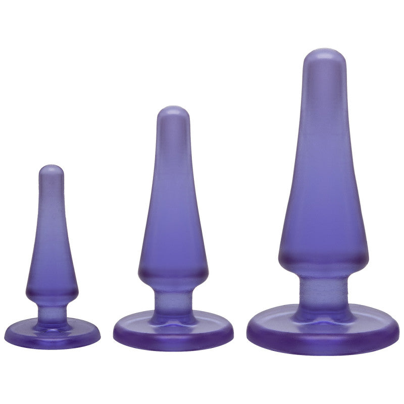 Crystal Jellies Anal Initiation Kit - Purple