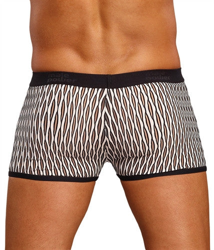 Wave Mini Pouch Short - White and Black - Small