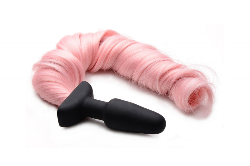Pink Pony Tail Anal Plug