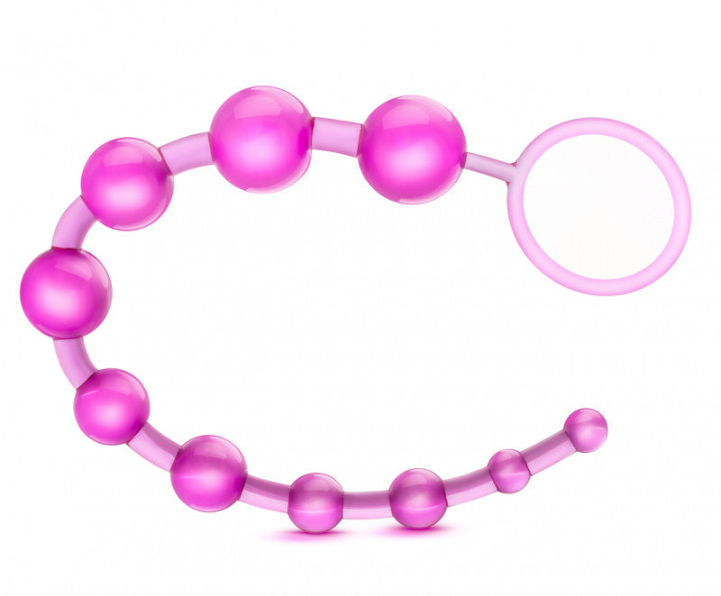 Sassy 10 Anal Beads Pink
