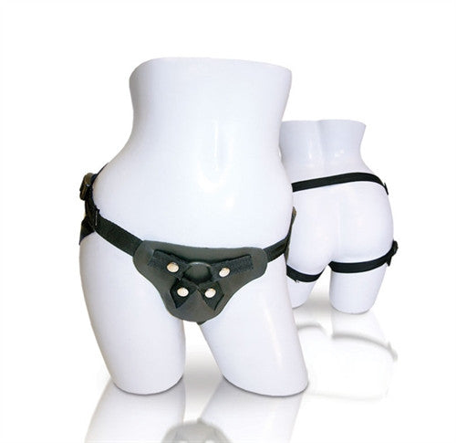 Latigo Leather Strap-on - Black