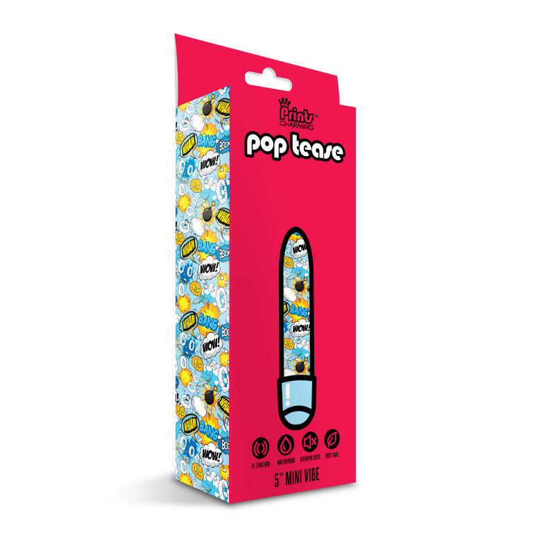 Prints Charming Pop Tease 5 Inch Mini Vibe - Wham Blue