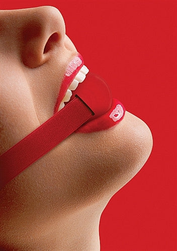 Elastic Ball Gag- Red