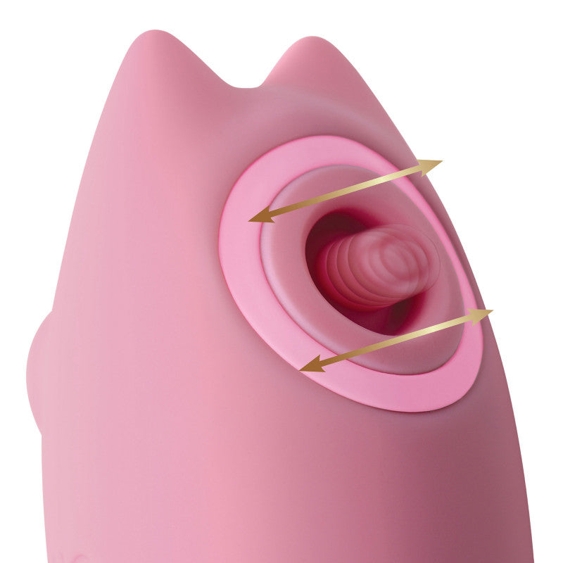 Shegasm Kitty Licker 5x Triple  Stimulator - Pink