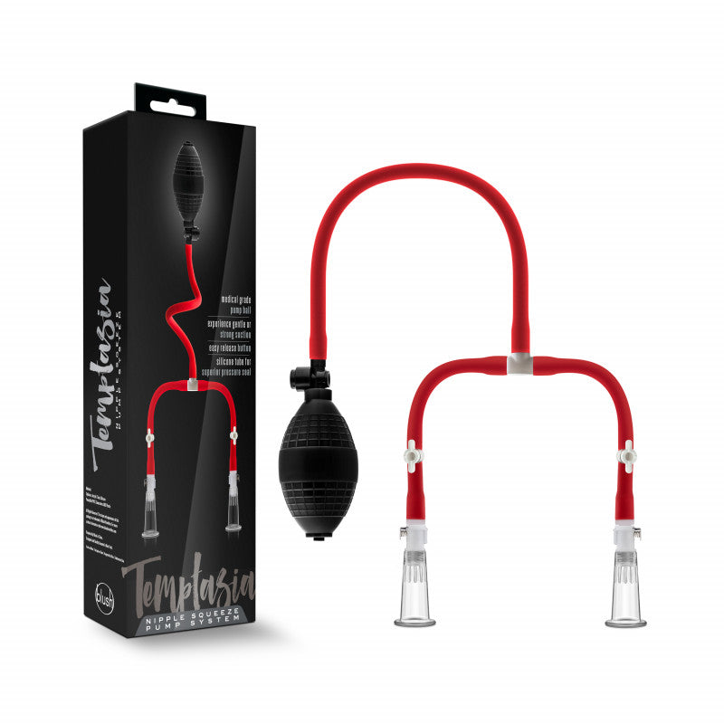 Temptasia - Nipple Squeeze Pump System – Black
