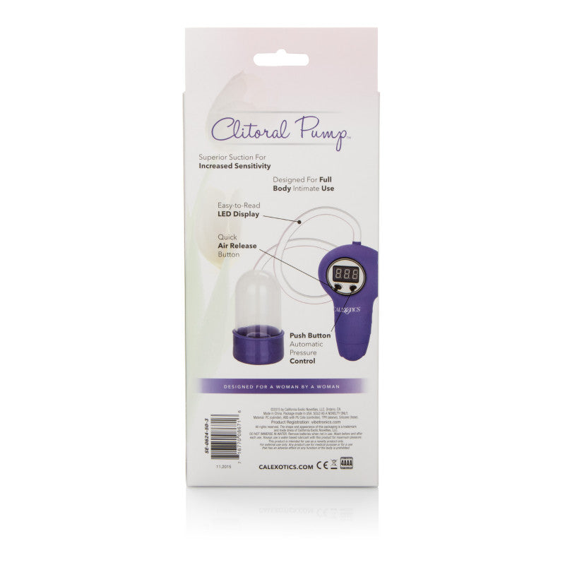 Clitoral Pump Automatic Intimate Pump - Purple