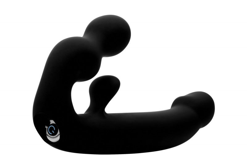 Tri-Volver Rechargeable Strapless Strap On