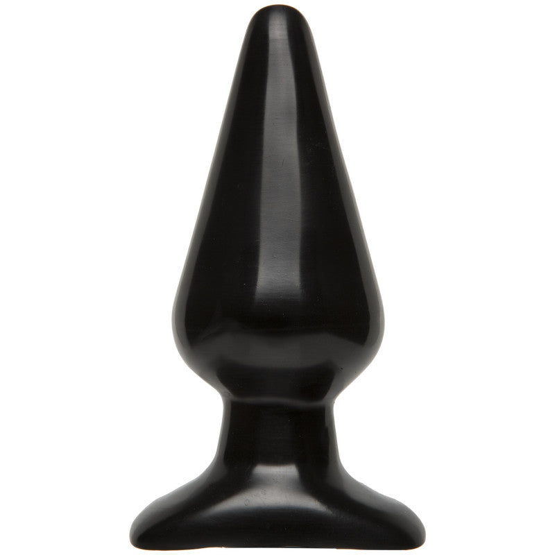 Classic Butt Plug - Smooth - Large - Black