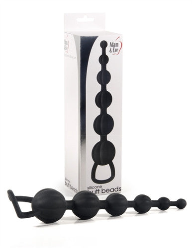 Adam and Eve Silicone Butt Bead - Black