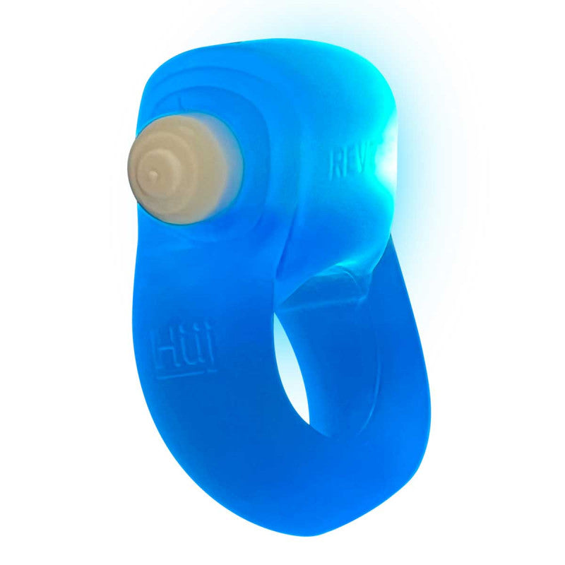 Glow  Ring With Led - Blue Ice