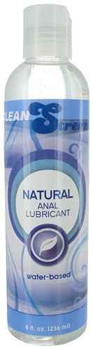 Natural Water-Based Anal Lubricant - 8 Oz.