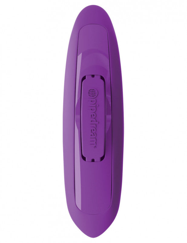 Threesome Rock n' Ride Silicone Vibrator - Purple
