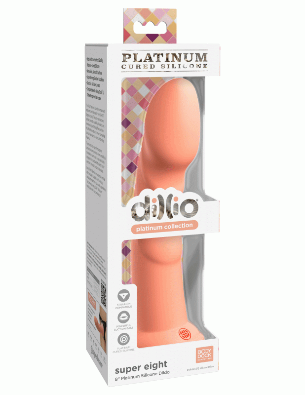Dillio Platinum - Super Eight 8 Inch  - Peach