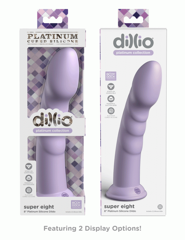 Dillio Platinum - Super Eight 8 Inch  - Purple