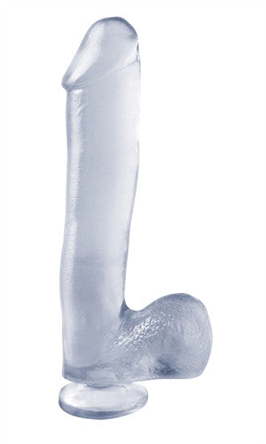 Basix Rubber Works - 10-Inch  With Suction Cup - Clear