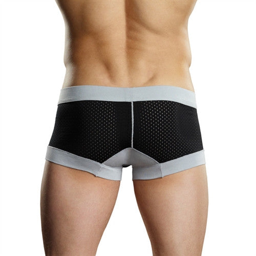 Sport Short Athletic Mesh - Black and Grey - Extra Large