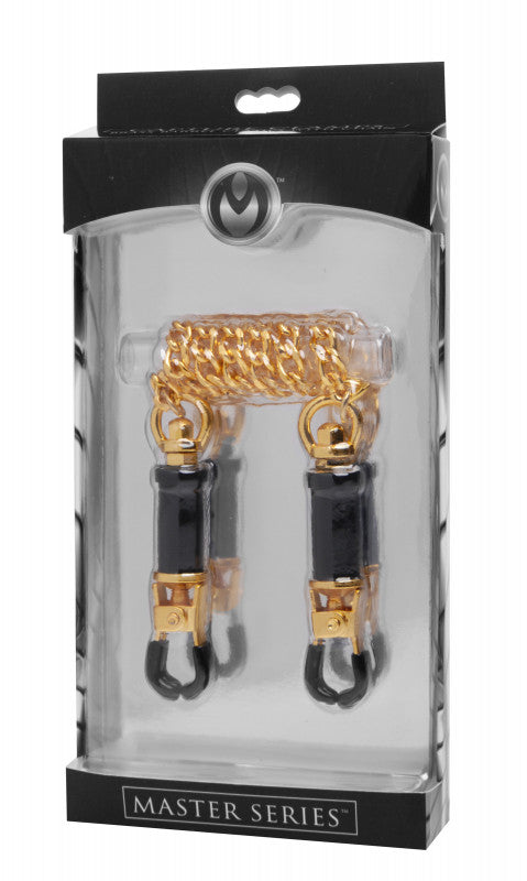 Deluxe Adjustable Nipple Clamps - Gold