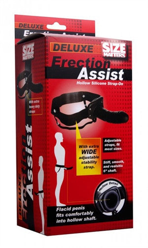 Erection Assist Hollow Strap-on - Black
