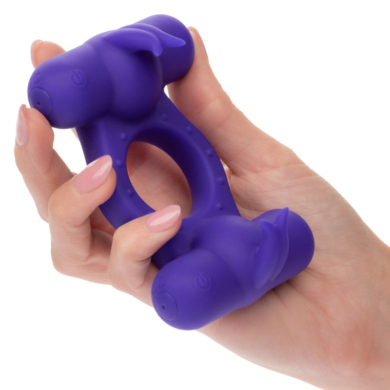 Silicone Rechargeable Triple Orgasm -  Purple