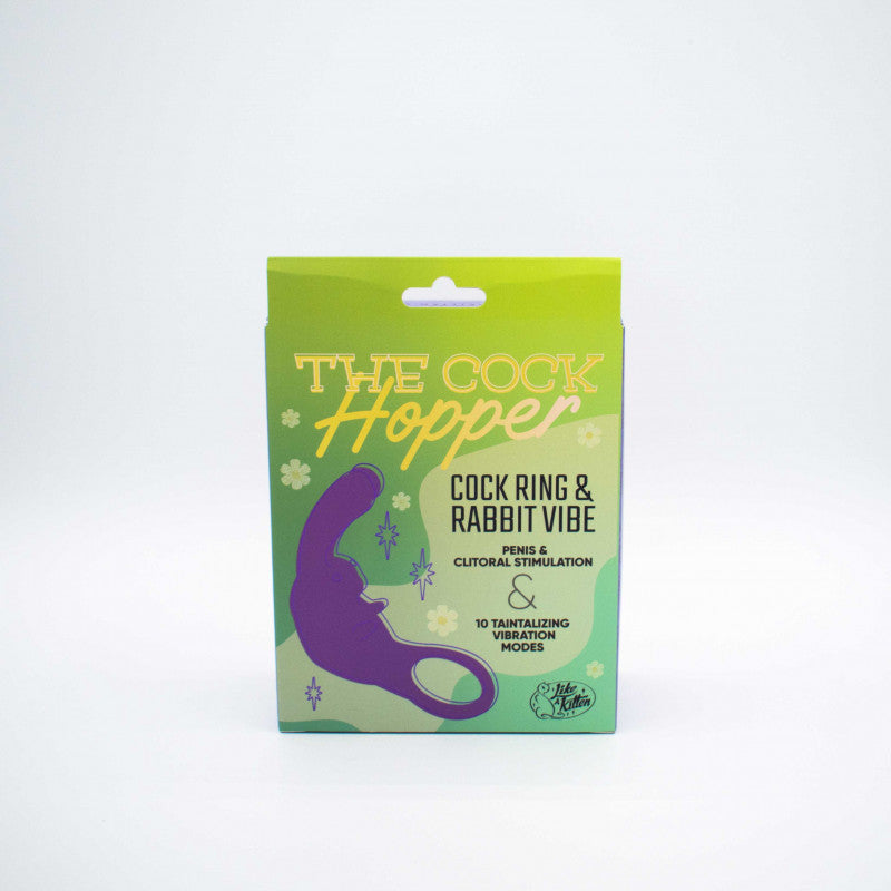 The Hopper Ring and Bullet Vibrator -  Purple