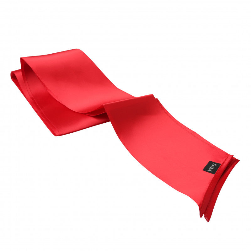 Sex and Mischief Silky Sash Restraints - Red