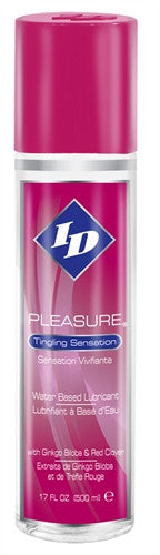 ID Pleasure Lubricant – Tingling Water-Based Formula (17 Fl. Oz.)