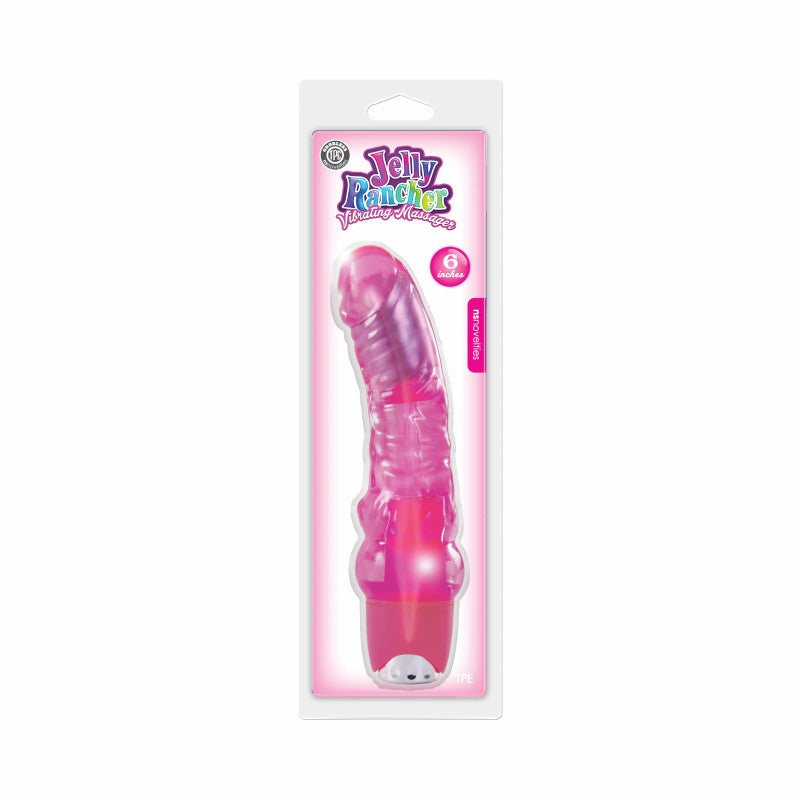 Jelly Rancher 6" Vibrating Massager - Pink