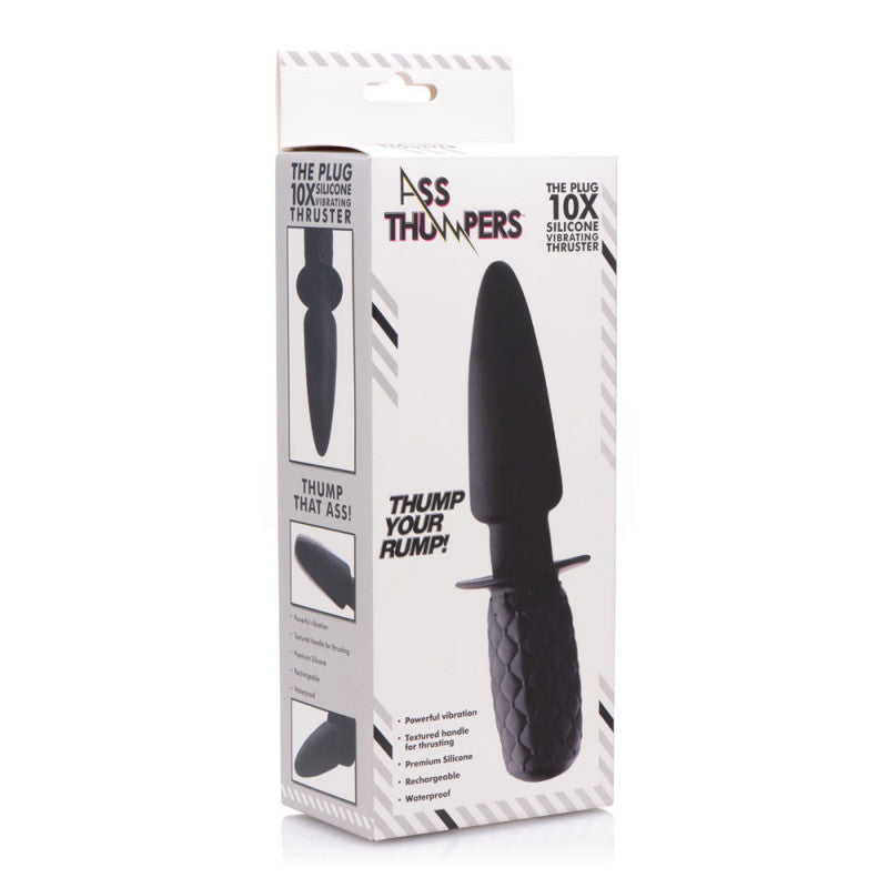 The Plug 10x Silicone Vibrating Thruster