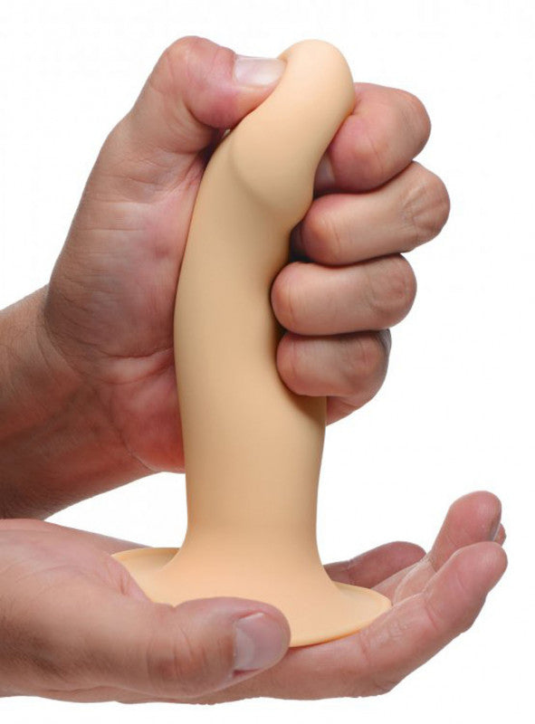 Squeezable Phallic Dildo - Light