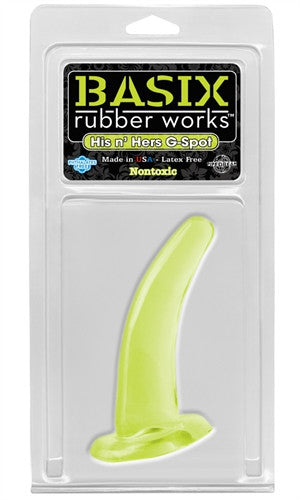 Basix Rubberworks - His and Her G-Spot - Glow in the Dark
