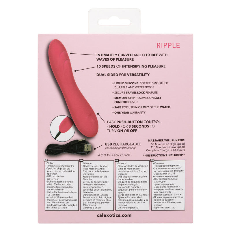Liquid Silicone Pixies Ripple - Pink