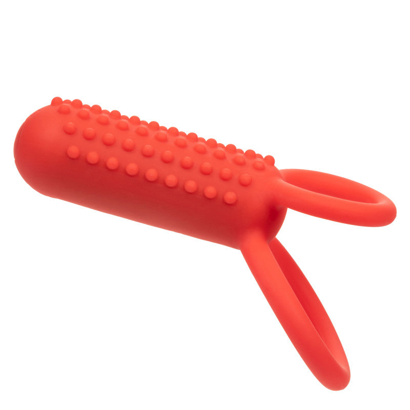 Silicone Rechargeable Vertical Dual  - Red
