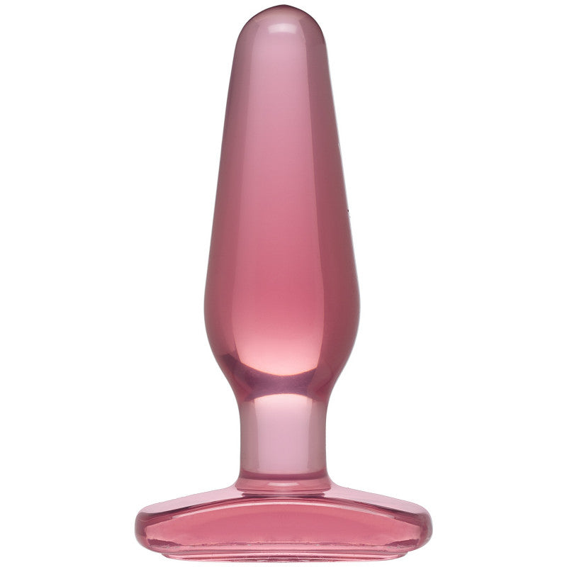 Crystal Jellies Medium Butt Plug - Pink