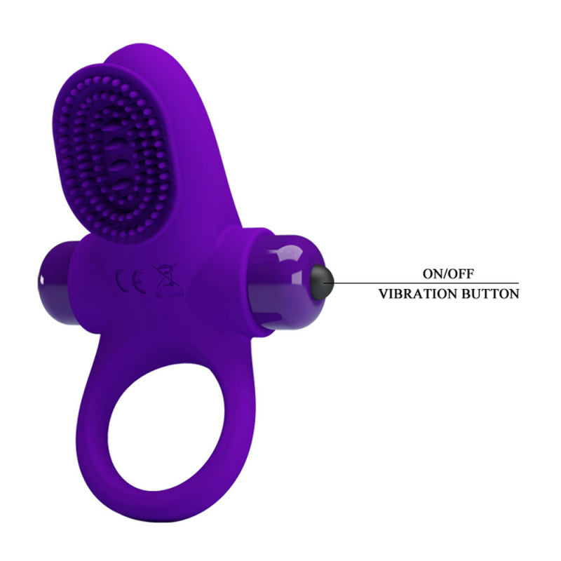 Pretty Love Vibrating  Ring II - Purple