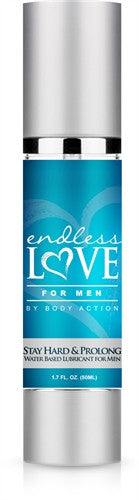 Endless Love for Men Stay  and Prolong Water- Based Lubricant - 1.7 Oz