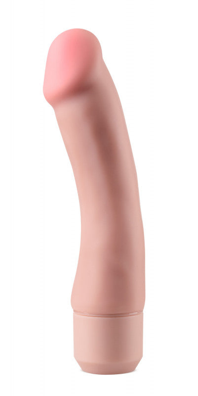Dr. Skin Silicone  Dr. Steve - 7 Inch Vibrating  - Beige
