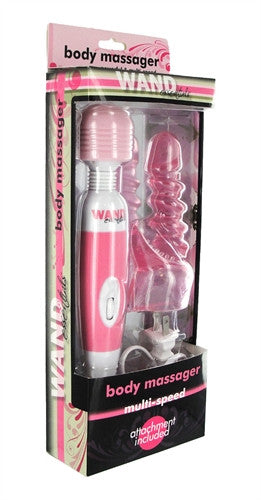 Variable Speed Wand  With Attachment - Pink