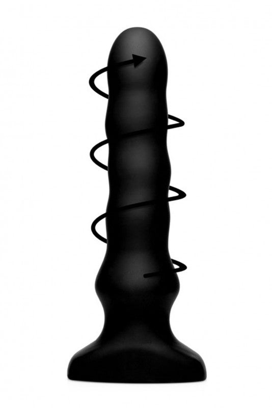 Silicone Vibrating & Squirming Plug With Remote Control
