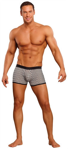 Wave Mini Pouch Short - White and Black - Small