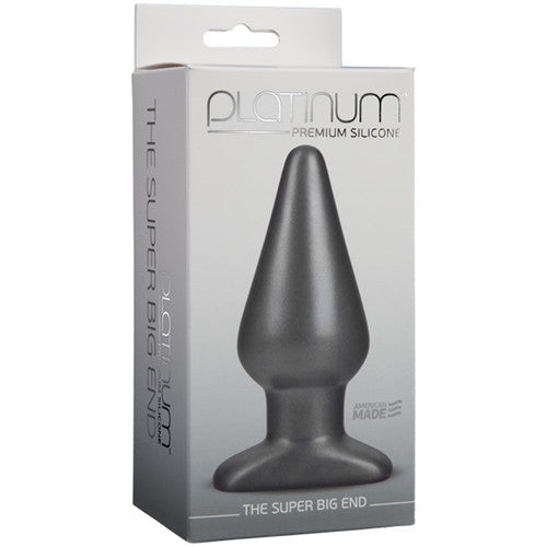 Platinum Premium Silicone - the Super Big End - Charcoal